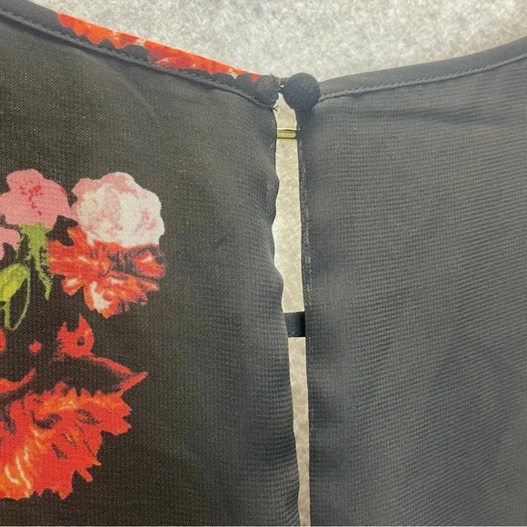 Chico’s Floral Blouson Flowy Maxi Length Dress - Picture 7 of 10